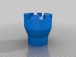 einfache Burgturm - Spielzeug Spiel Zubehör vorgestellten Modell 3d print model - Mito3D