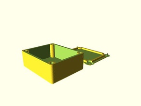 cas générique du couvercle de la boîte hobby 3d print model - Mito3D