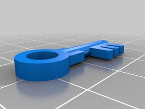 bonowi high-security handcuff key other 3d print model - Mito3D