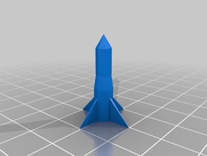 meu foguete modelos 3d print model - Mito3D