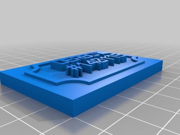 derbbot Zeichen logos angepasst 3D print model - Mito3D