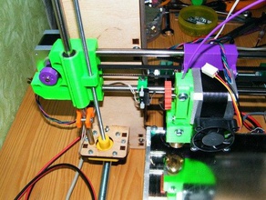 x-idler x-motor prusa i3 50 mm 3d printer parts x-end 3d print model - Mito3D