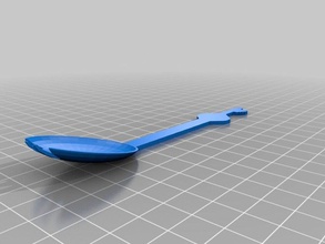 sporkchubb handcuff key replacement parts fork spoon 3d print model - Mito3D