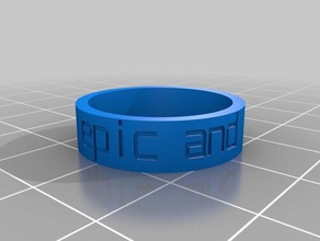 mi anillo personalizado anillos 3d print model - Mito3D