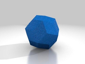 rhombic triacontahedron math art customizer 3d print model - Mito3D