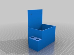 montagem da parede do multímetro ferramenta os titulares caixas 3d eletrônica openscad 3d print model - Mito3D