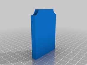 parametric cell phone battery holder mobile case customizer challenge useful 3d print model - Mito3D