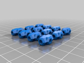mon personnalisés joints de rostock 3d l'imprimante pièces 3d print model - Mito3D