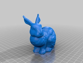 stanford bunny repaired netfabb animals 3d print model - Mito3D