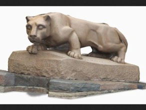 nittany lions estátua esculturas 3d print model - Mito3D
