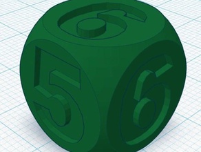 lucky dice 3d print model - Mito3D