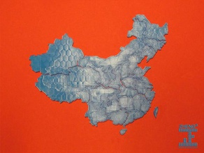 zheng3 china-puzzle Rätsel Karte notseej 3d print model - Mito3D