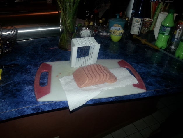 3D Printable SPAM Slicer by Stuart Ferguson