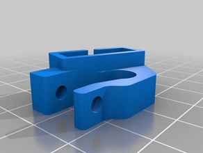compact mechanical endstop holder 3d printer parts 8mm 3d print model - Mito3D