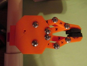 robótica de la garra mano rov 3d print model - Mito3D