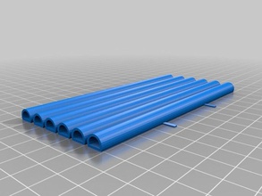 space frame bars 12cm length 8mm radius construction toys 3d geometry platonic solid 3d print model - Mito3D