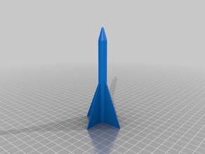 meine angepasste komprimierte Luft-Rakete - Spielzeug Spiel Zubehör 3d print model - Mito3D