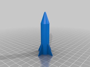 meine angepasste komprimierte Luft-Rakete - Spielzeug Spiel Zubehör 3d print model - Mito3D