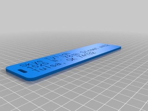 skye luggage tag organization customized 3d print model - Mito3D