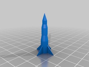 custom rocket 3d printing 3d print model - Mito3D