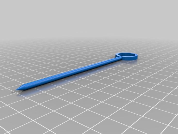 round cocktail stick household supplies customizer drink 3D print model - Mito3D