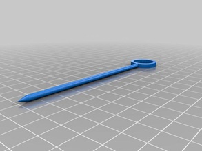 round cocktail stick household supplies customizer drink 3d print model - Mito3D