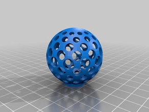 my customized ugly ball 12 decor 3d print model - Mito3D
