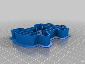 la cattedrale di notre dame logo cookie cutter cucina pranzo personalizzato 3d print model - Mito3D
