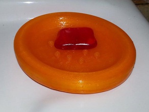 piatto di sapone bagno 3d print model - Mito3D