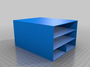 meine individuelle anpassbare mini-Speicher-rack-v16 Container 3d print model - Mito3D