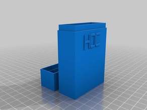 hart en chicago caja de la tarjeta oficina personalizado 3d print model - Mito3D