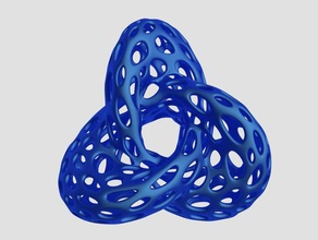 matematik şekil voronoi tarzı sanat 3d print model - Mito3D