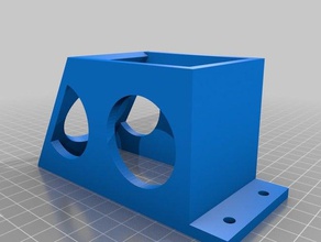 3d printer friendly rostock max ezstruder top plate mount spool holder parts 3d print model - Mito3D