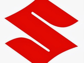 suzuki logo de l'automobile insigne emblème 3d print model - Mito3D