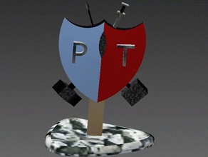 pocket tactics logo playsets 3d print model - Mito3D
