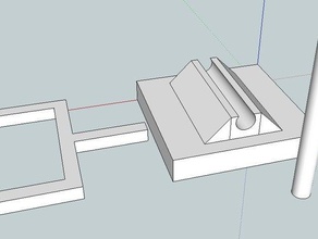 mini desk lever switch diy 3d makeentry part useful 3d print model - Mito3D
