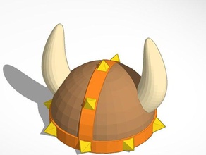 capacete viking adereços 3d print model - Mito3D