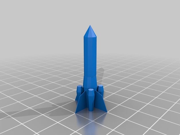 rocket-Booster - rapid-prototyping Skulpturen 3D print model - Mito3D