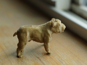 gonzaga spike bulldog sculture 3d print model - Mito3D