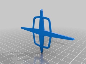 lincoln continetal emblème véhicules 3d print model - Mito3D