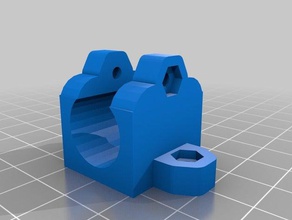 lm8uu portant la pince heeks 3d de l'imprimante pièces heekscad le titulaire mendel prusa reprap 3d print model - Mito3D