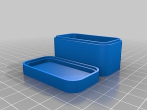 box 50x25x25 mm lid rounded corners organization customized 3d print model - Mito3D