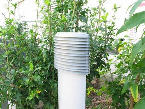 stacked lamp shade outdoor garden sketchup 3d print model - Mito3D