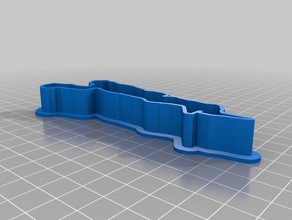 meu cookie personalizado cortador de personalizador sistemas a cozinha jantar 3d print model - Mito3D