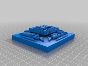 my customized strange 3d line fractal math 3d print model - Mito3D