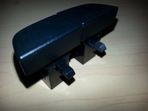 09 nissan murano console central pino de liberação automotivo 3d print model - Mito3D