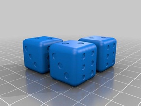 not your ordinary dice 3d print model - Mito3D
