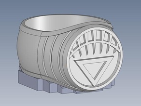 blanco del anillo de linterna props 3d print model - Mito3D
