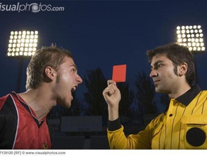 Fußball Schiedsrichter Karten sport im freien fifa rot gelb 3d print model - Mito3D