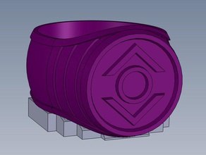 indigo anillo de linterna props 3d print model - Mito3D
